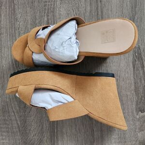 Womens SHOES Brown  Platform Sandals SIZE 36,5 New